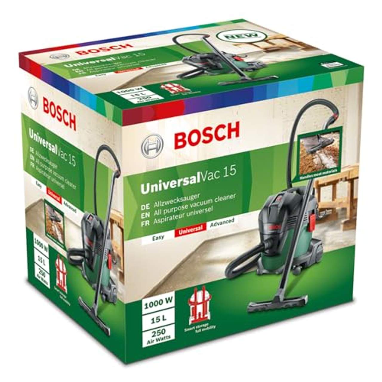 Bosch Nass- und Trockensauger UniversalVac 15