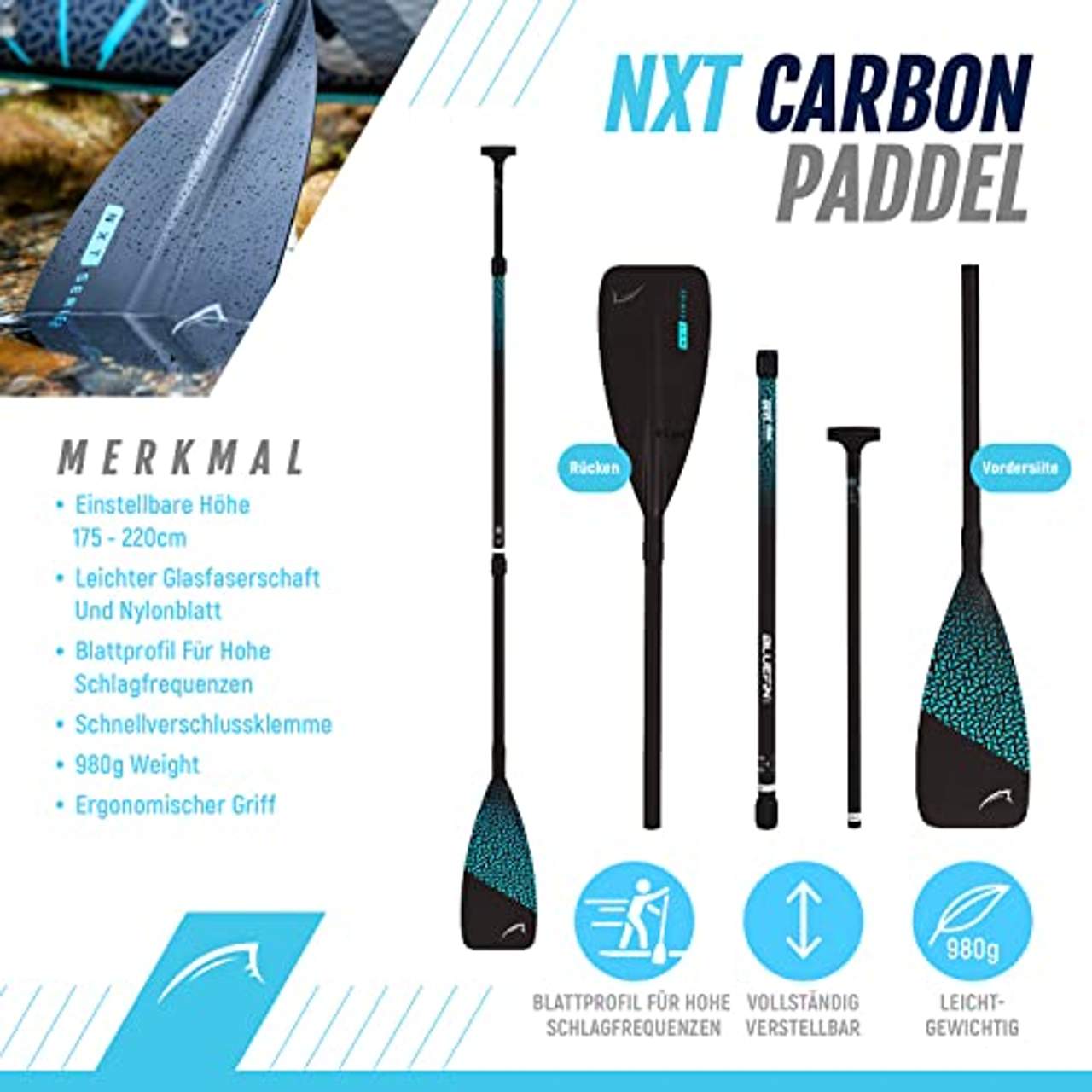 Bluefin SUP Nitro 14' aufpumpbares Stand-up-Paddleboard
