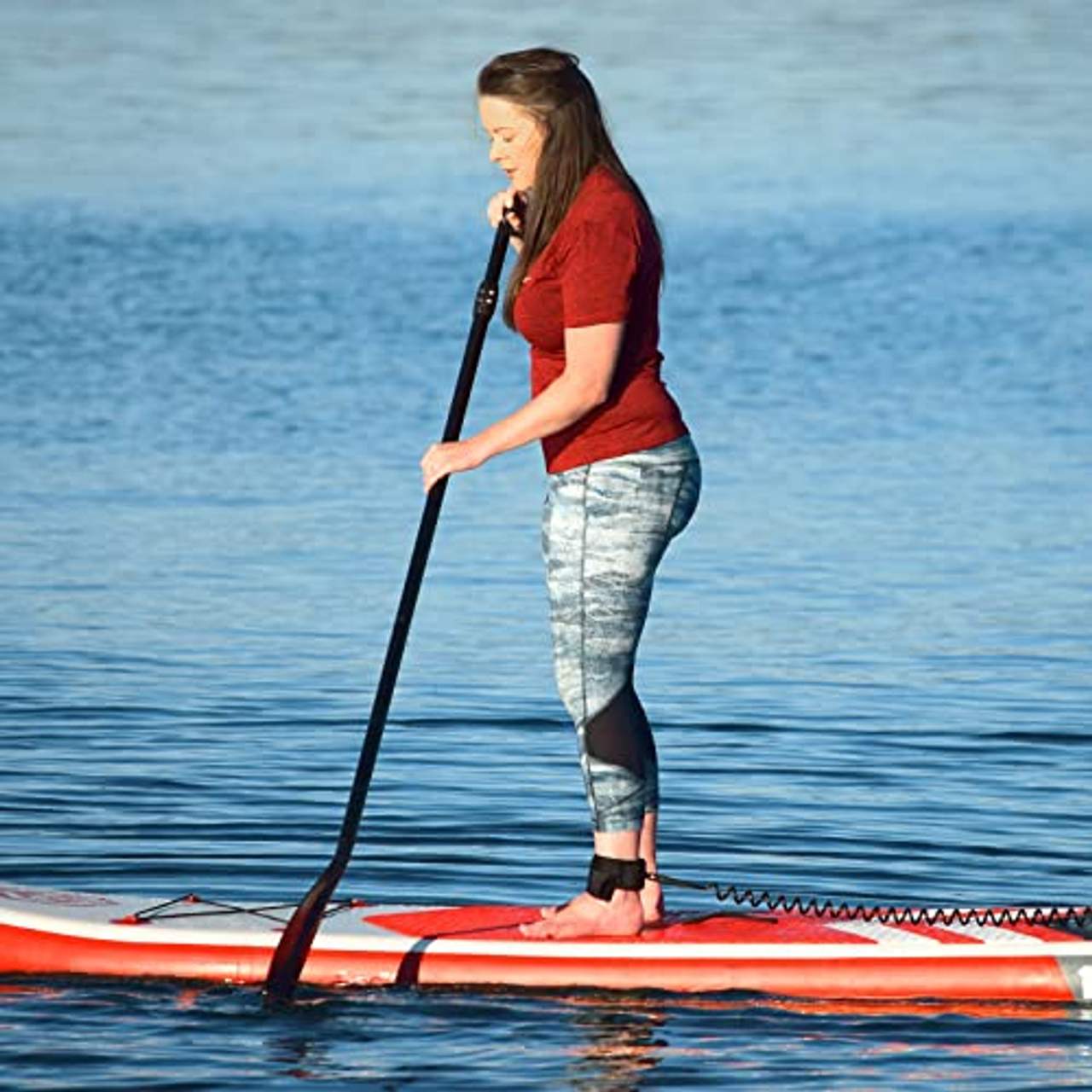 Goosehill SUP Leash Bequeme und sichere 6mm Sicherheit Fußschlaufe Surfboard Leine