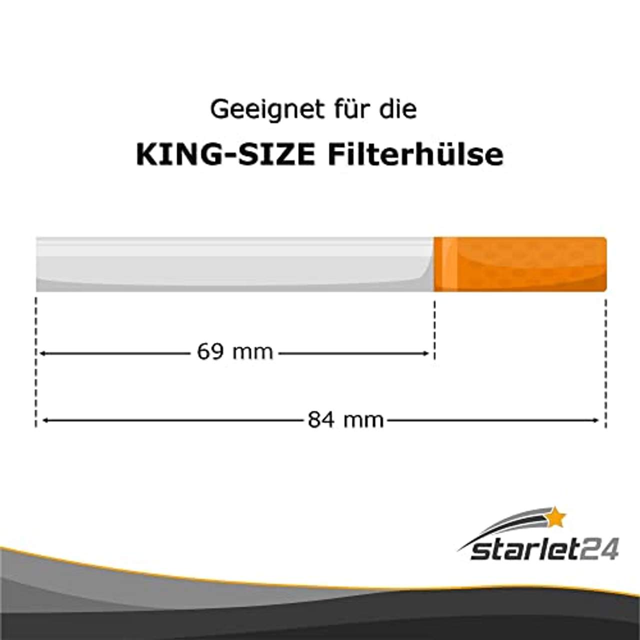 Starlet24 Zigarettenstopfmaschine für King-Size-Zigaretten