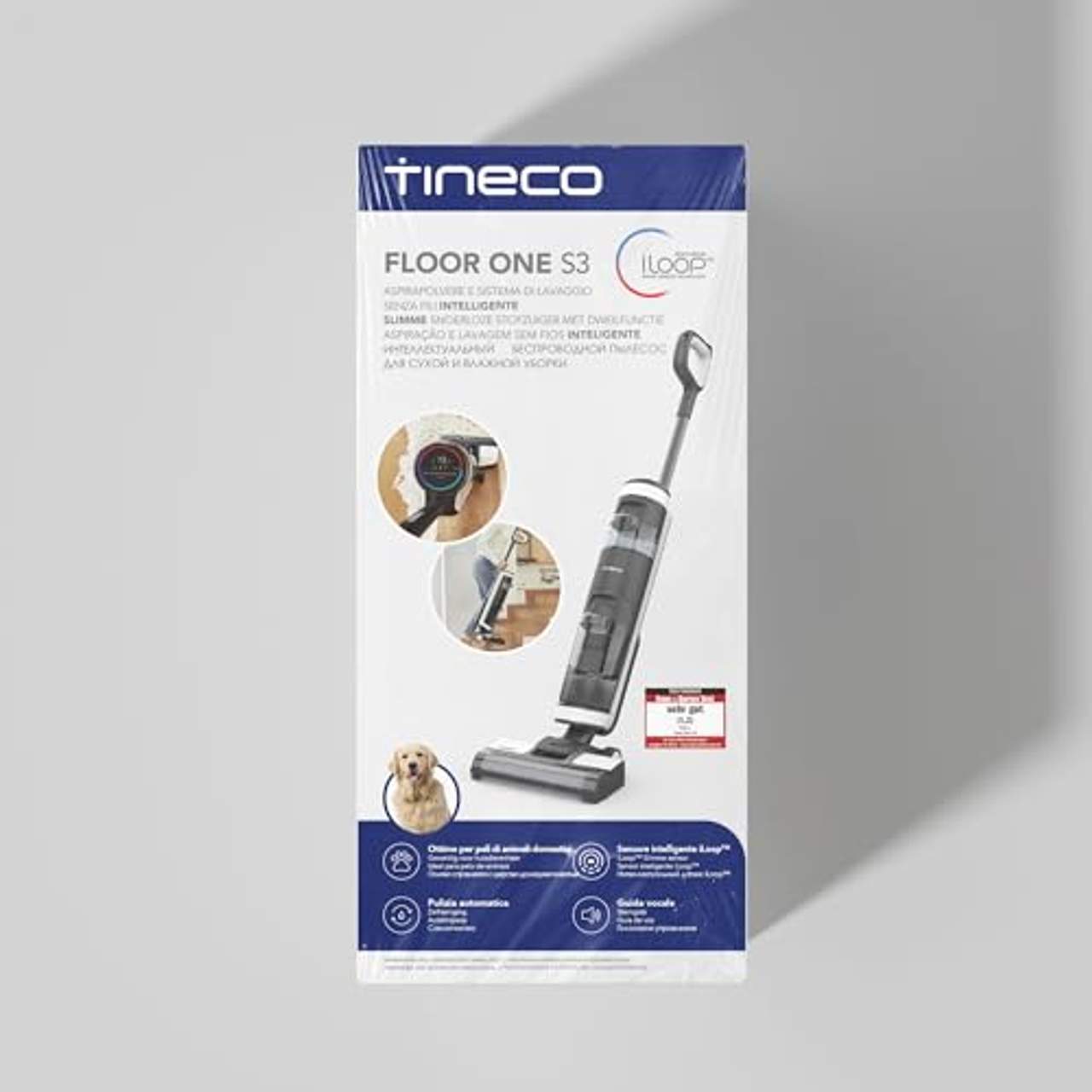 Tineco Smart kabelloser Nass-Trocken-Sauger Floor One S3 Aufladbarer All-in-One-Staubsauger