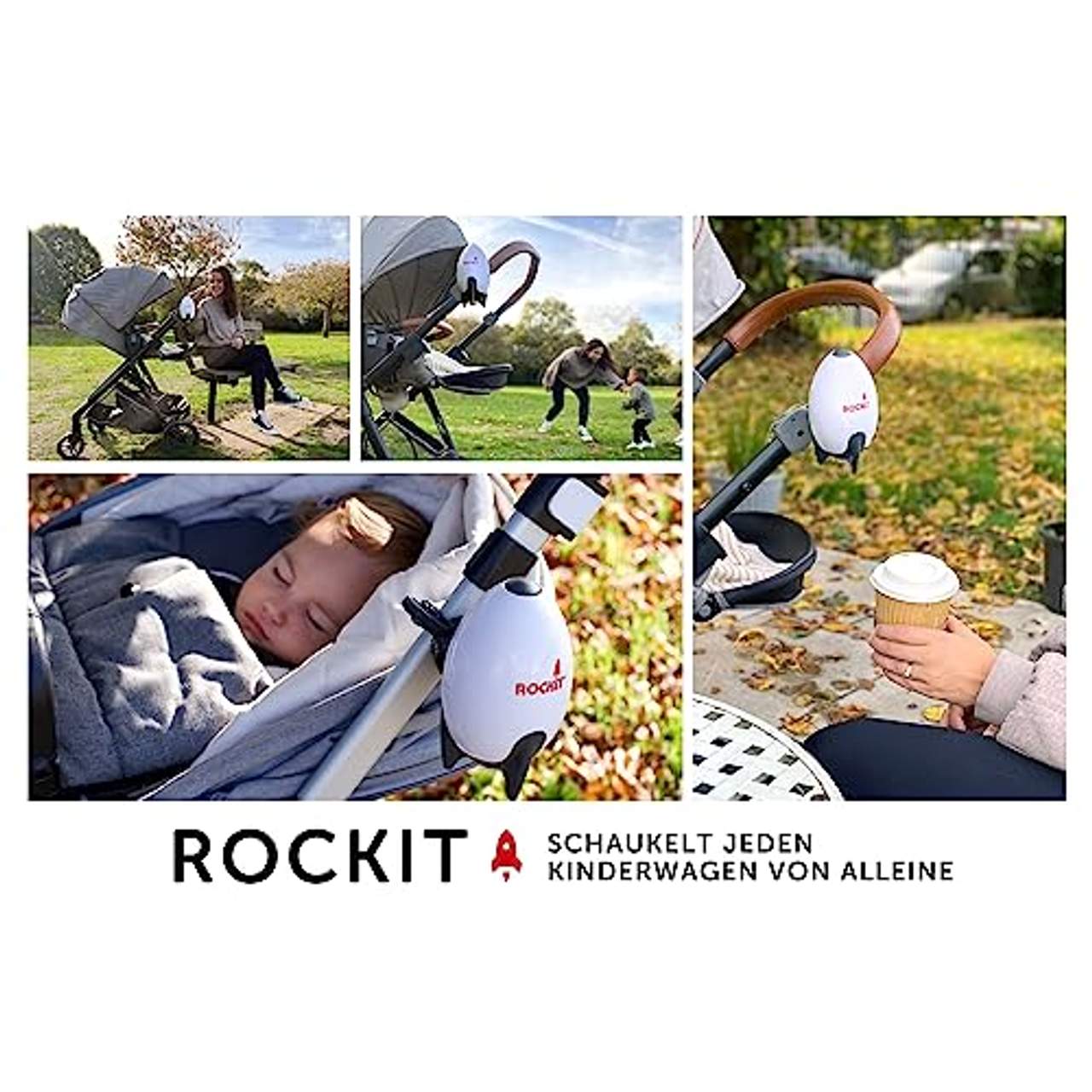 ROCKIT Kinderwagenschaukler -Das Original- Baby Rocker Rakete