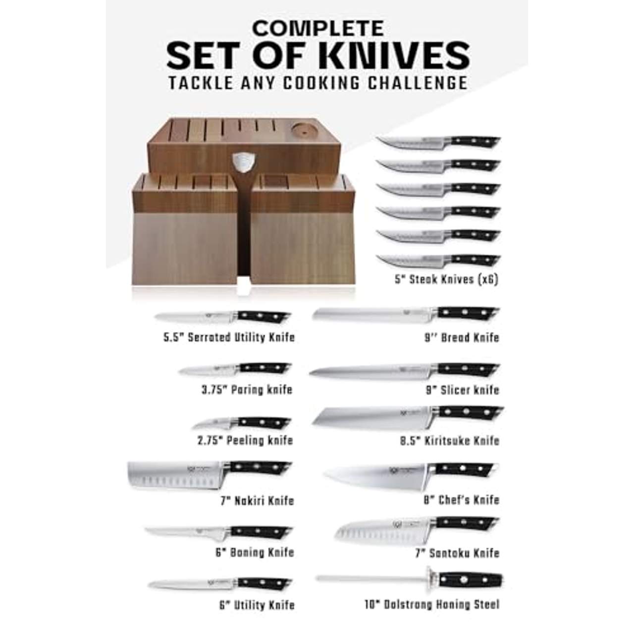 Dalstrong Knife Set Block