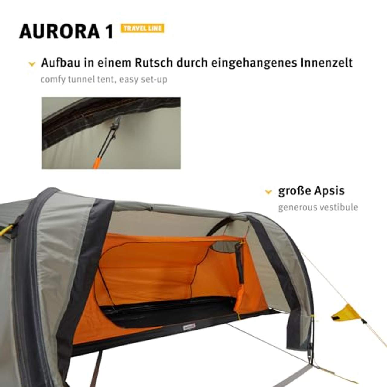 Wechsel Tents Aurora 1 Tunnelzelt