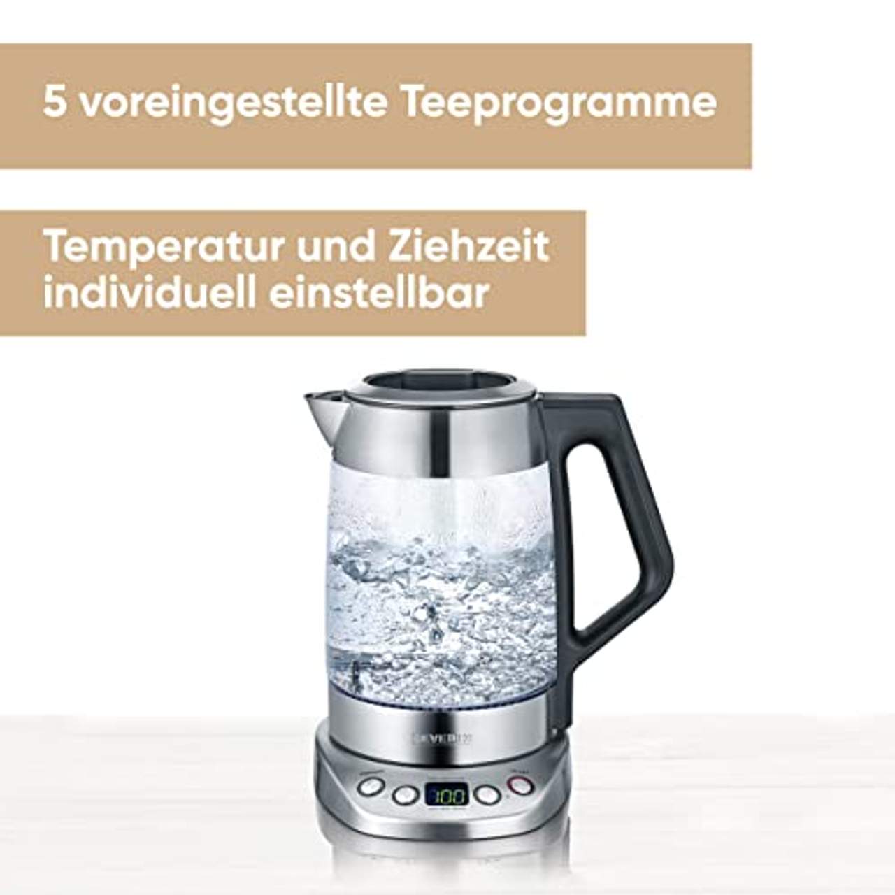 SEVERIN Glas-Tee- Wasserkocher Deluxe
