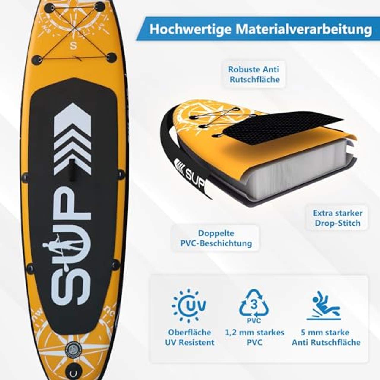 24MOVE Sup Board Set Premium Stand Up Paddle Board 366cm