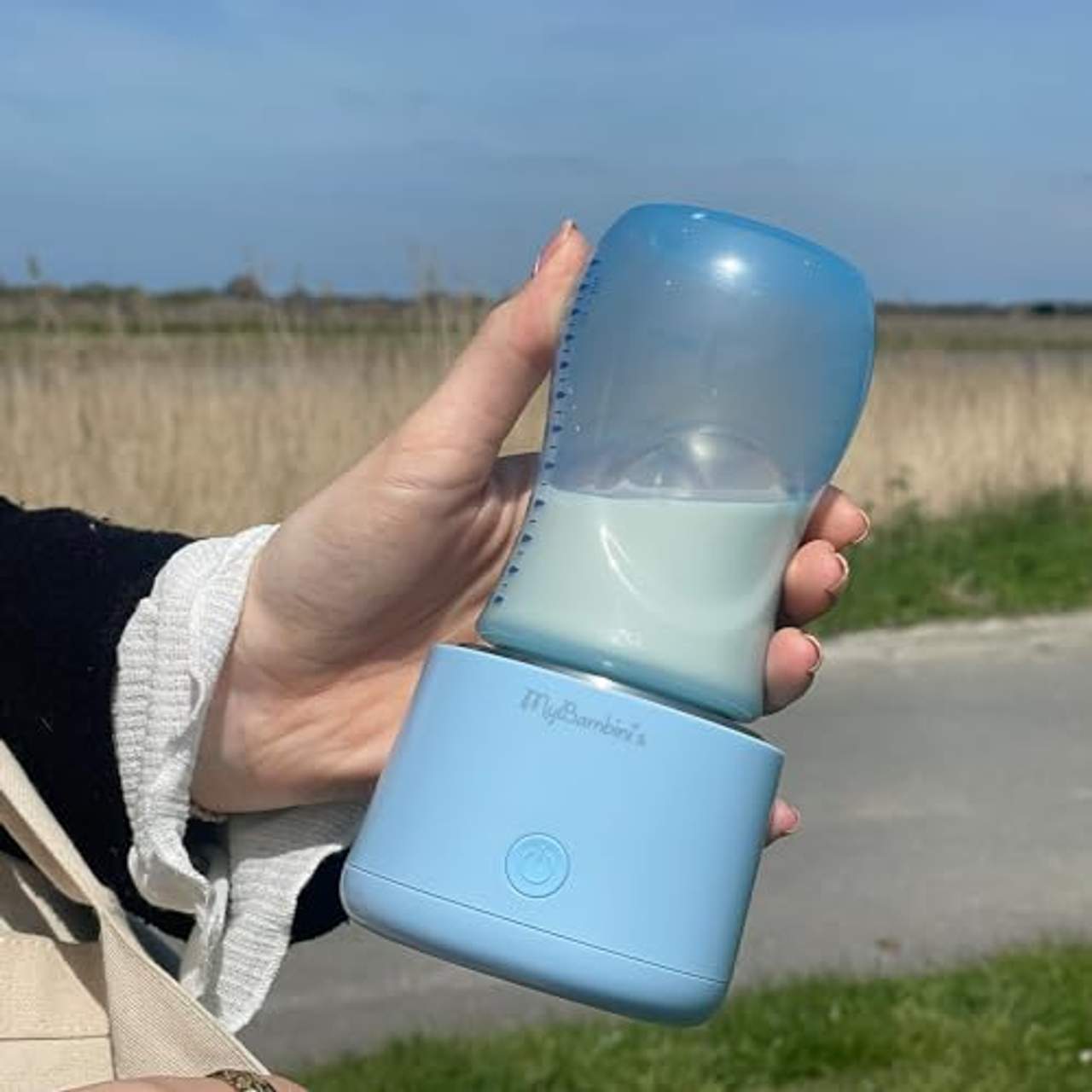 MyBambini's Tragbarer Babyflaschenwärmer Reiseflaschenwärmer