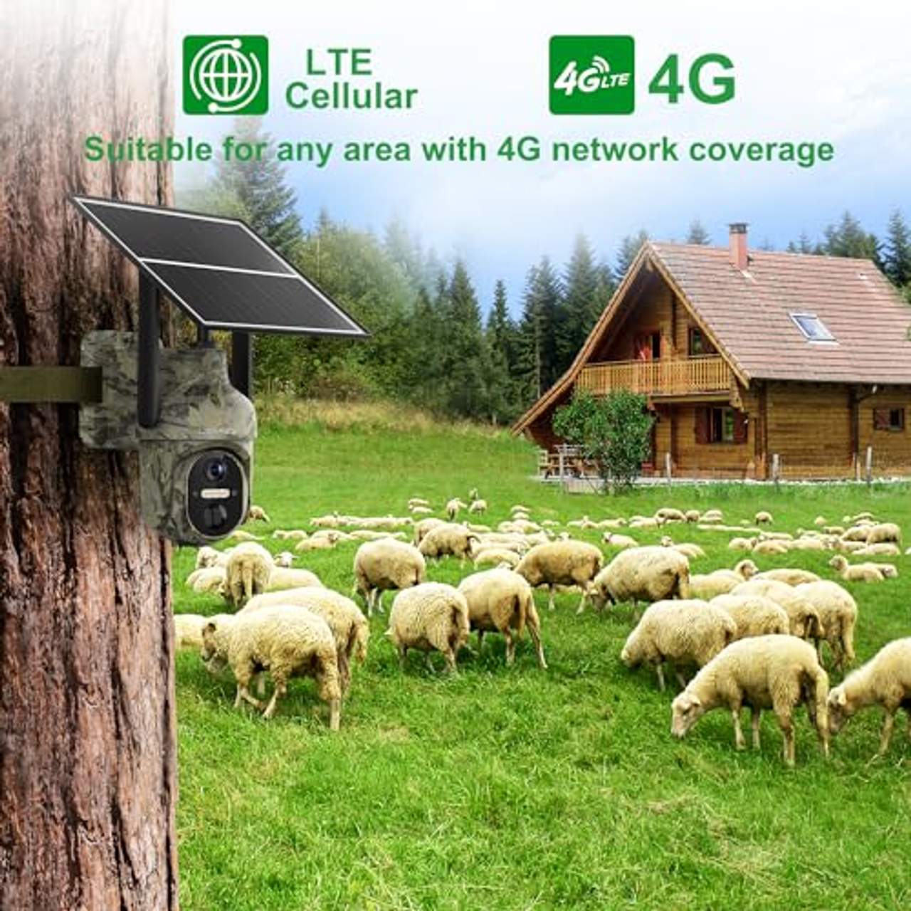 Lemnoi  3G/4G LTE Solar Wildkamera