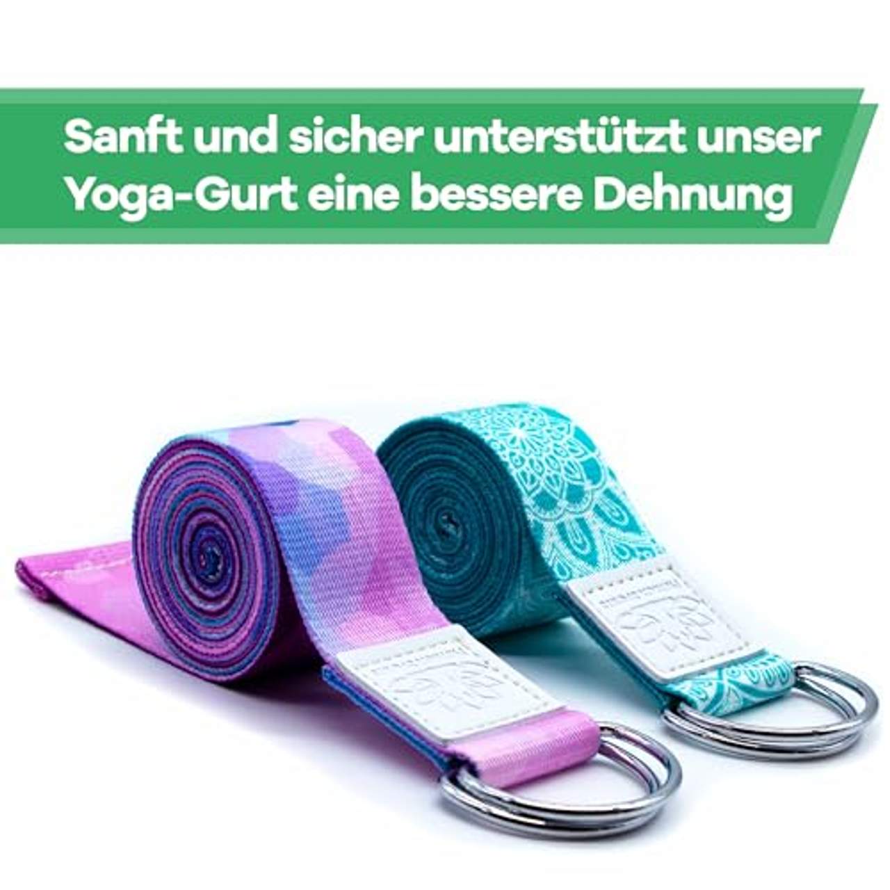Netrox Yoga Gurt Gürtel Fitness Yogagurt Yogagürtel Strap