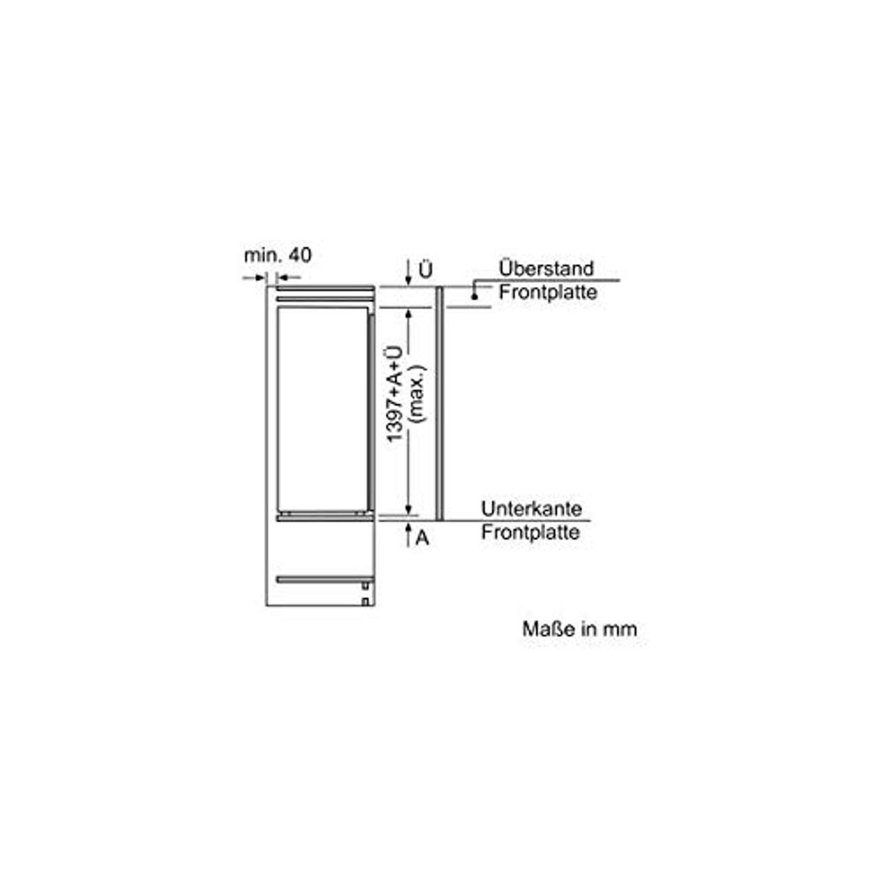 Bosch KIF51AFE0 Serie 8 Einbau-Kühlschrank
