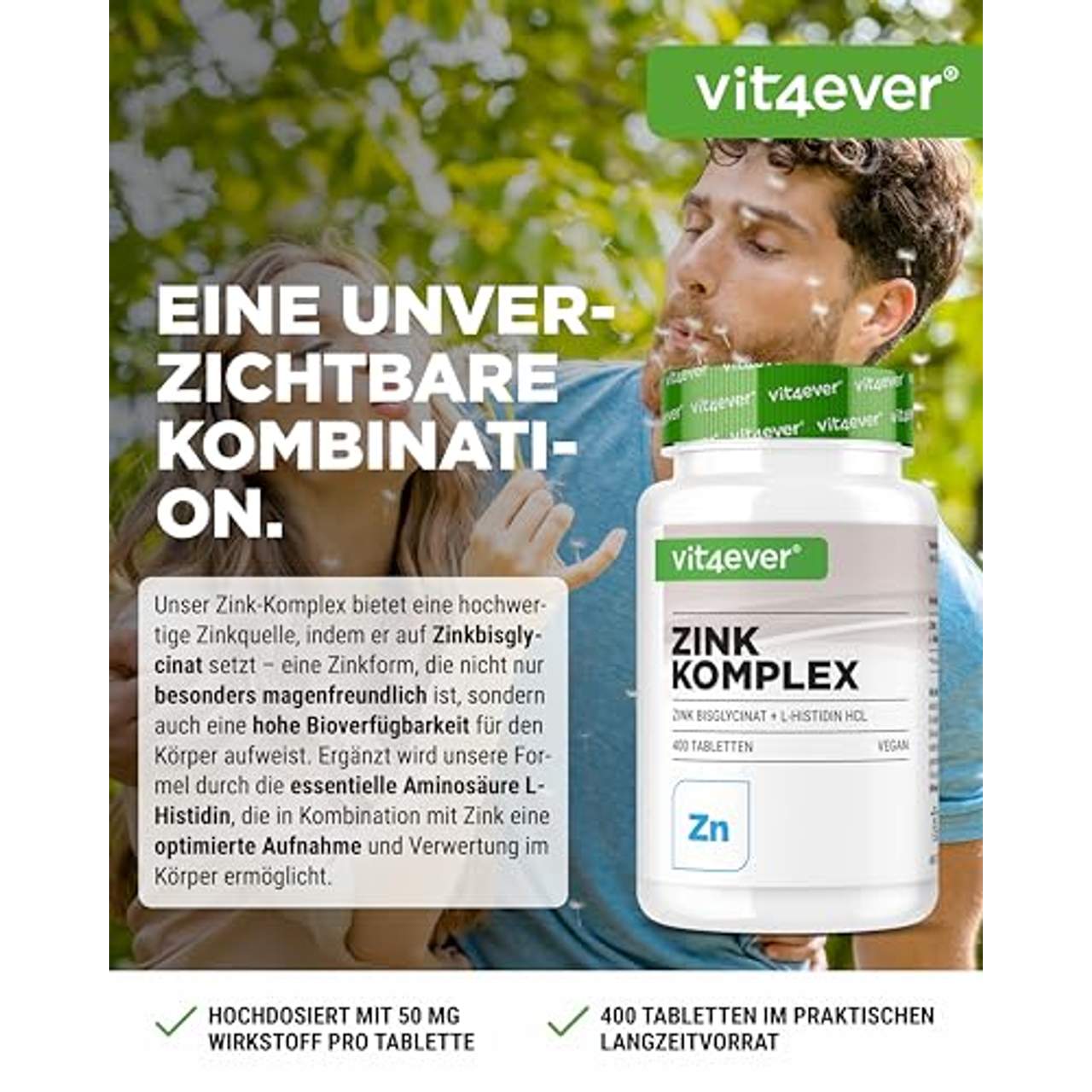 Vit4ever Zink 25 mg