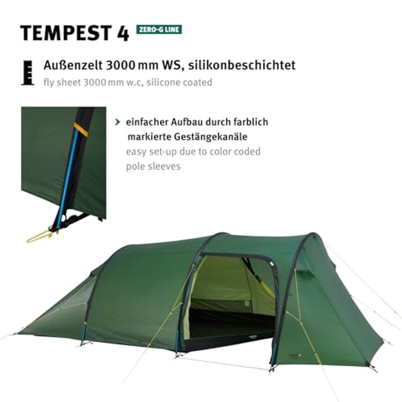 Wechsel Tents Tunnelzelt Tempest 4 Zero-G