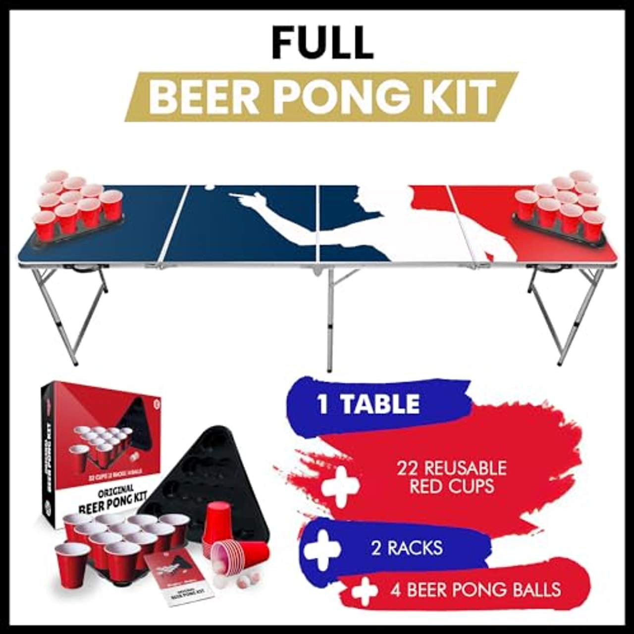 Offizieller Player Beer Pong Tisch 