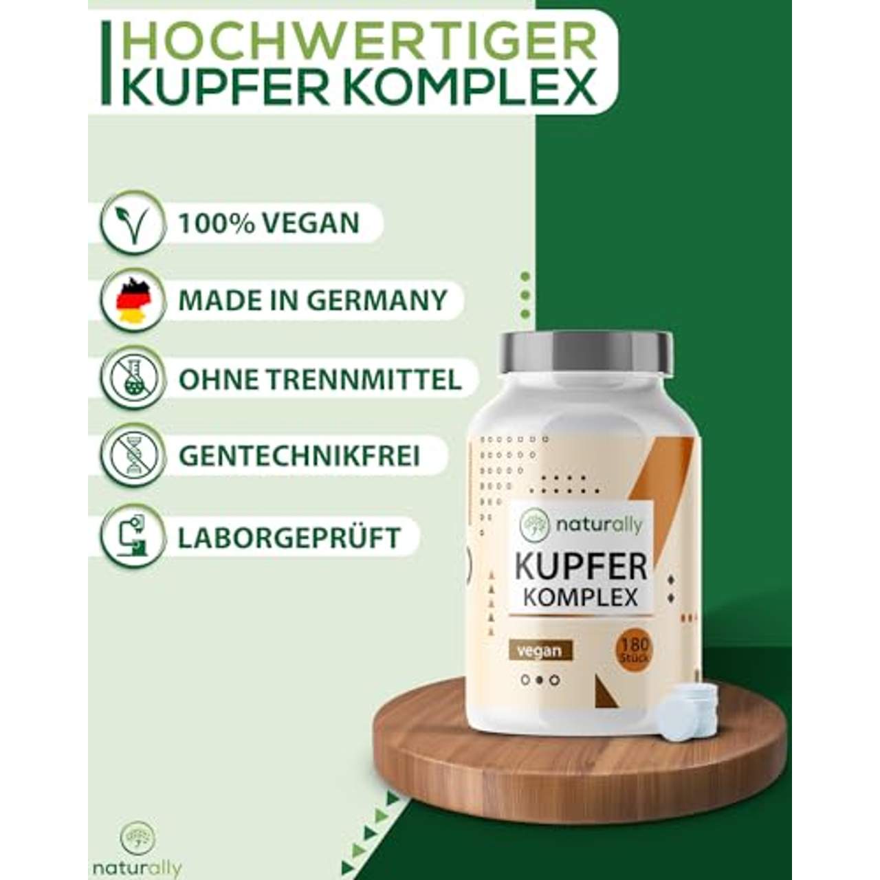 naturally 2mg Kupfer Tabletten