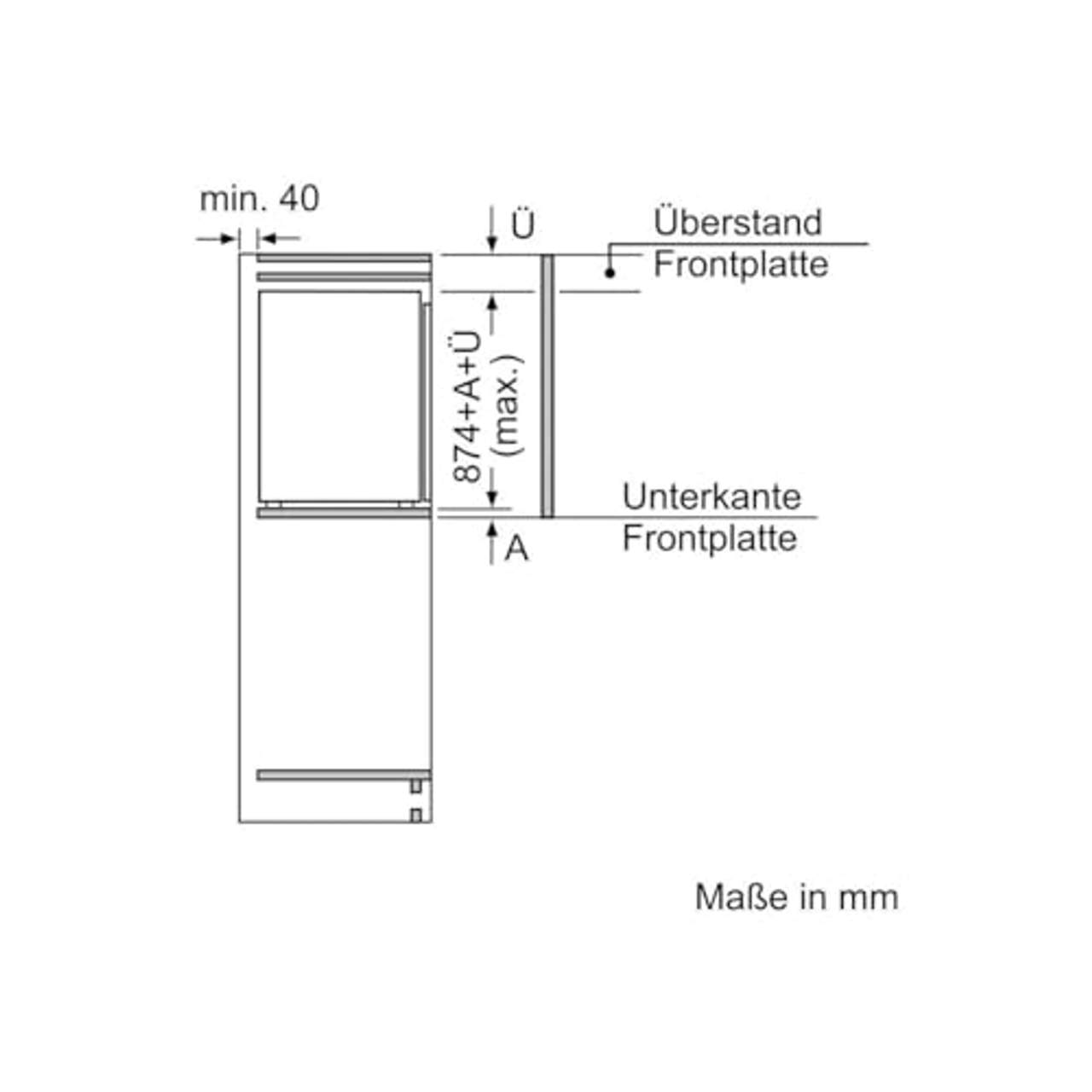 Siemens KI21RADD1 Einbau-Kühlschrank iQ500