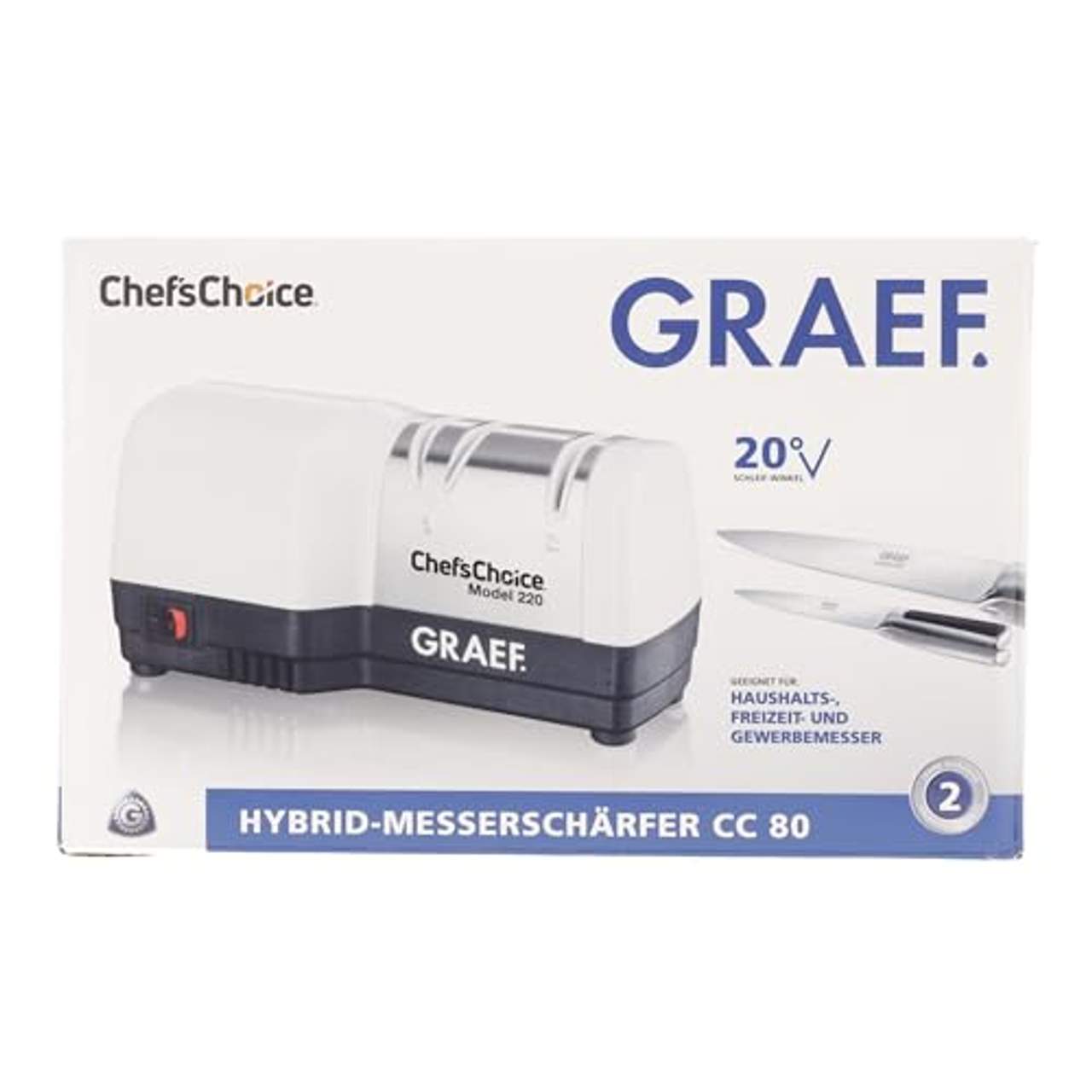 Graef Hybrid-Messerschärfer CC 80 DE