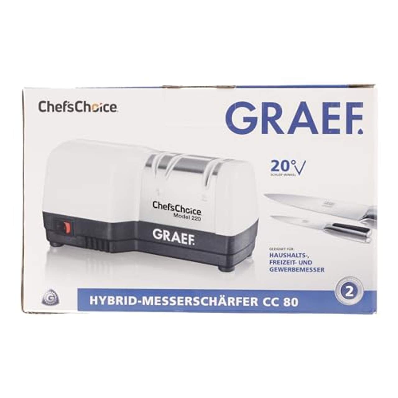Graef Hybrid-Messerschärfer CC 80 DE