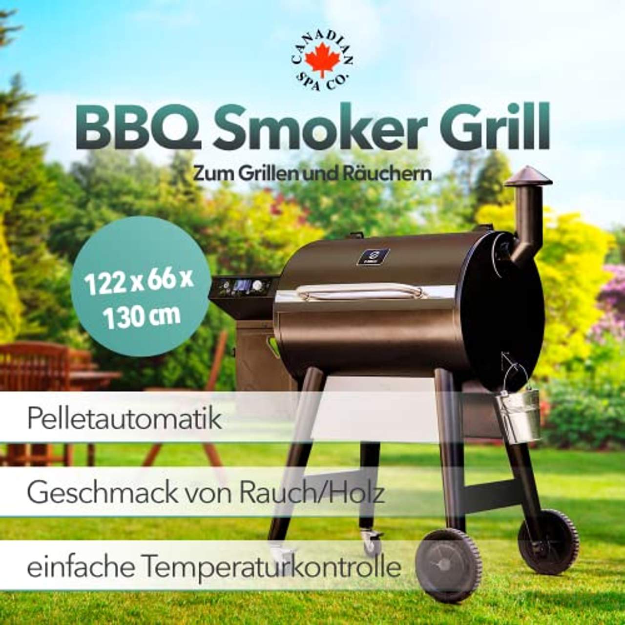 CANADIAN SPA CO BBQ Smoker Grill
