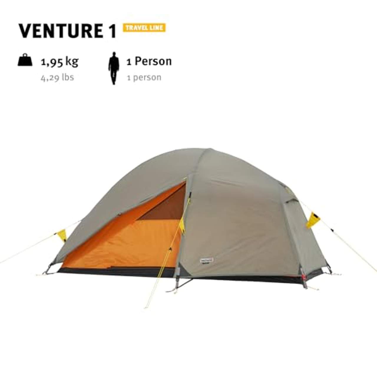 Wechsel Tents Geodät Zelt Venture 1-Person Solozelt