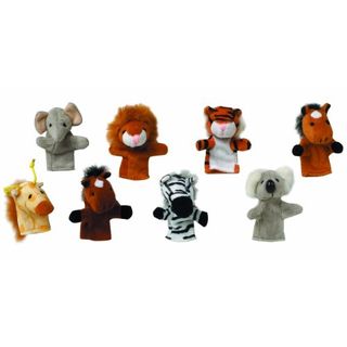 Toys Pure Fingerpuppen-Set "Wilde Tiere" 8er Set