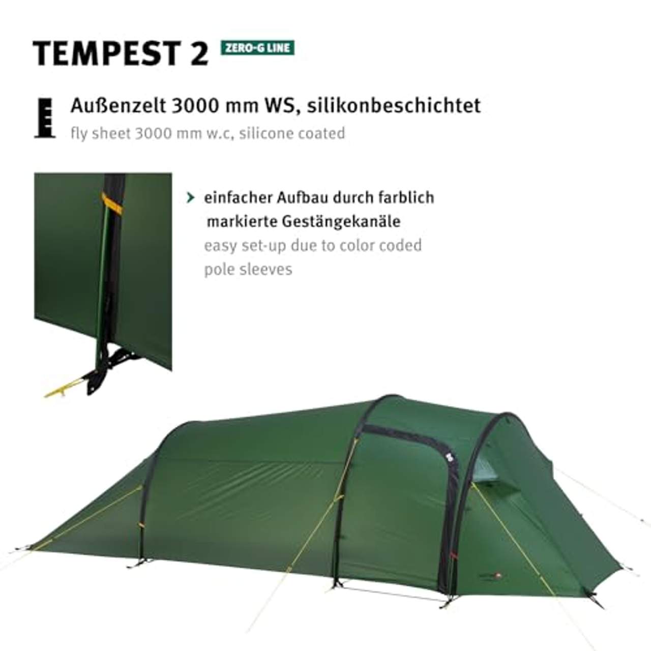 Wechsel Tents Tunnelzelt Tempest 2 Zero-G
