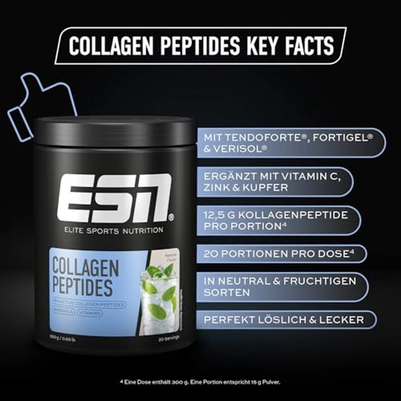 ESN Collagen Peptides 300g Natural