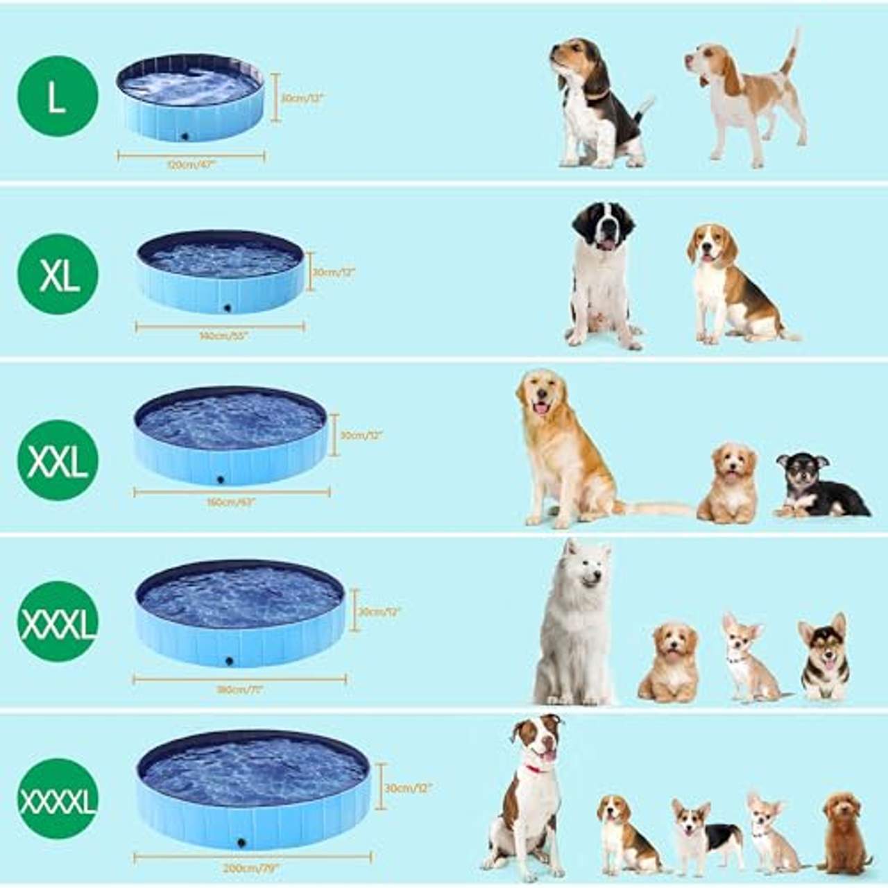 Yaheetech Hundepool für Hunde