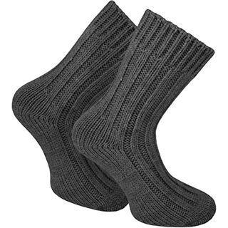 normani 2 Paar Sehr Dicke Flauschige Alpaka Socken Wintersocken