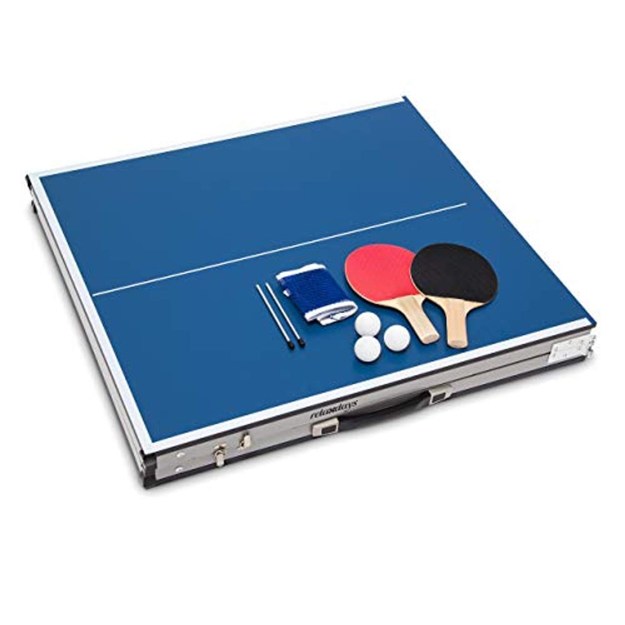 Relaxdays Klappbare Tischtennisplatte HBT: 71 x 150 x 67 cm
