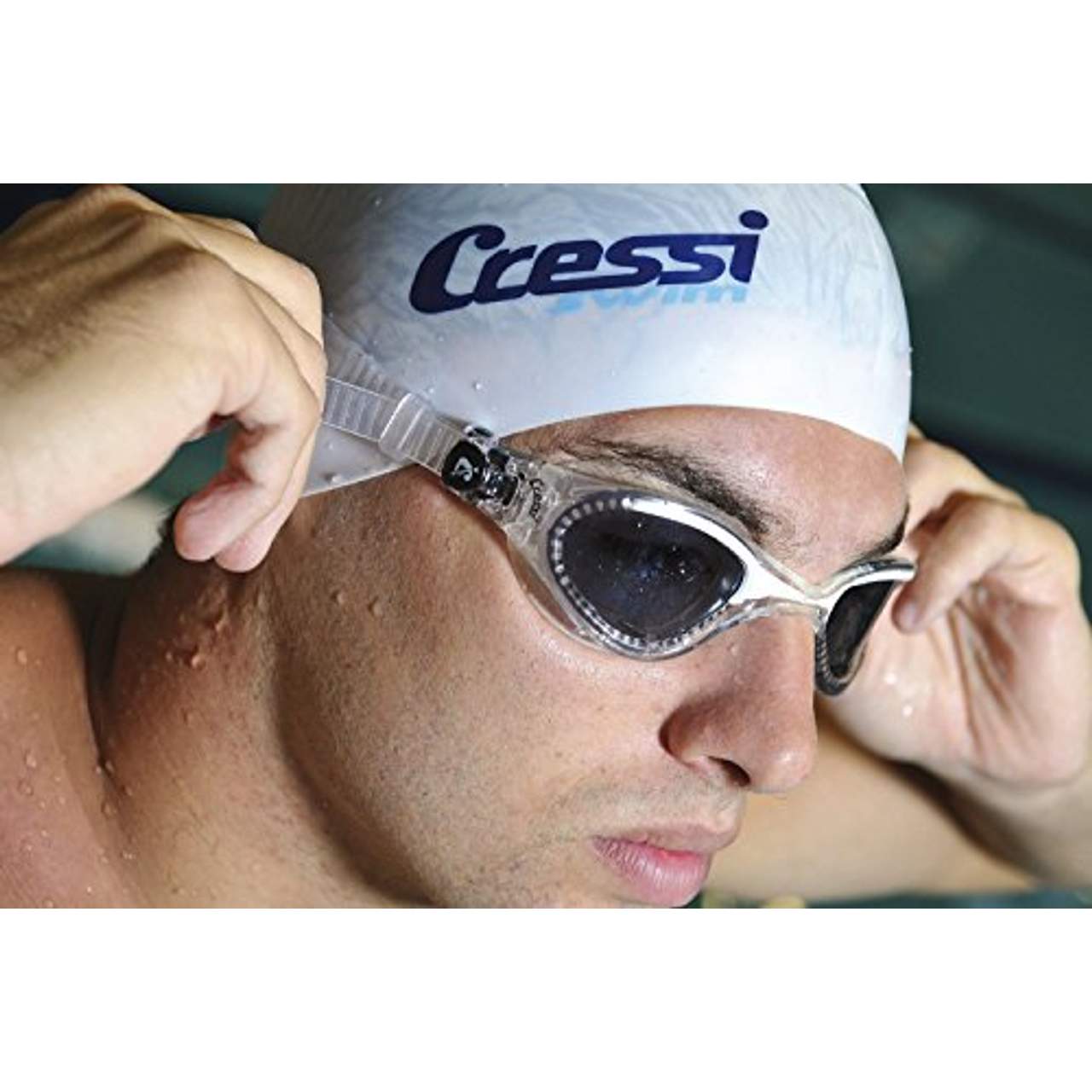 Cressi Flash Premium Schwimmbrille Antibeschlag und 100% UV Schutz