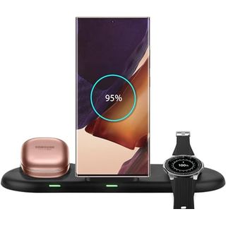 leChivée Kabelloses Ladestation 3 in 1 Fast Wireless Charger