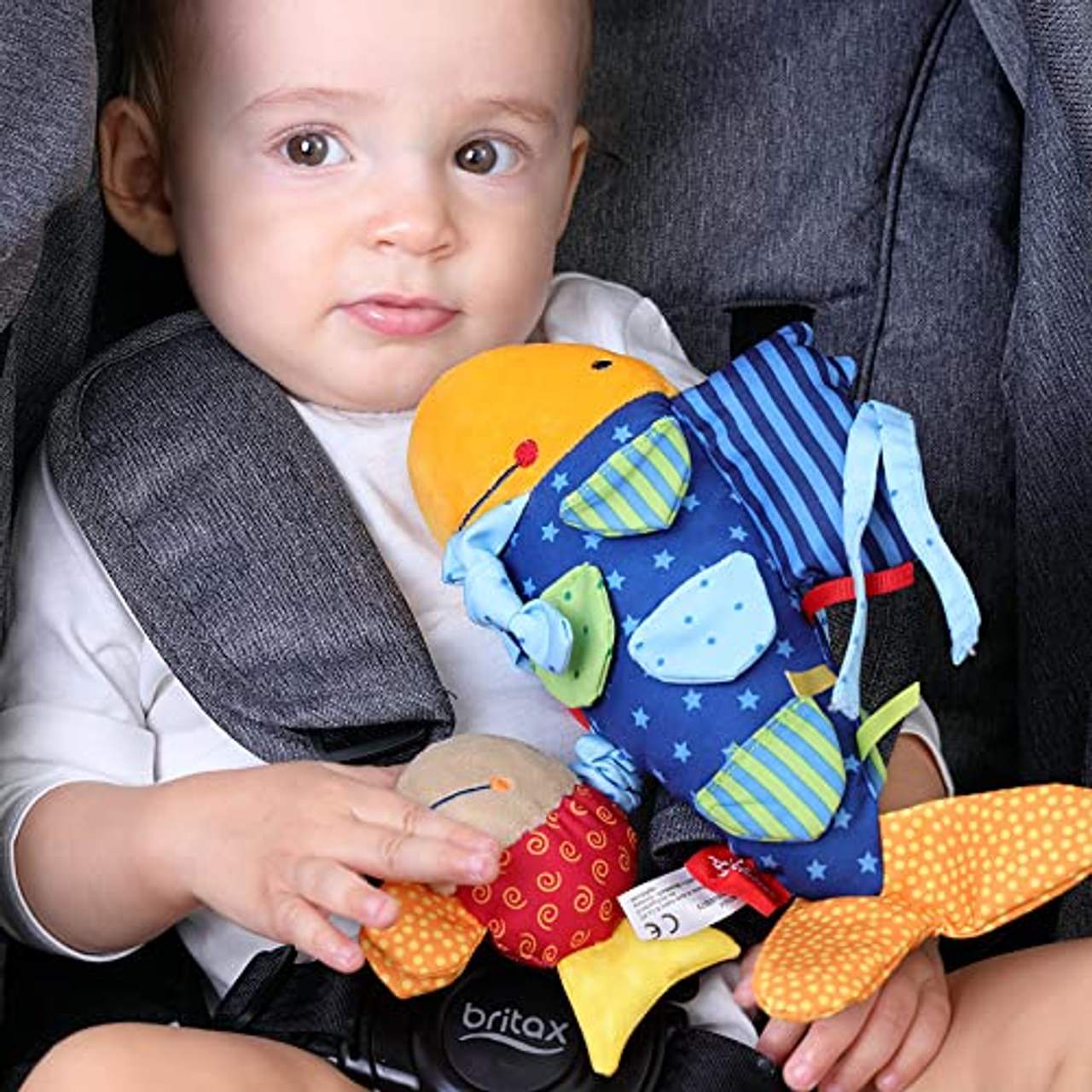 Sigikid Aktiv-Fisch Baby Activity PlayQ Mädchen und Jungen Babyspielzeug
