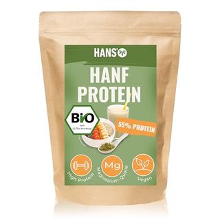 Bio Hanfprotein Pulver 1000g I 55% Eiweiß
