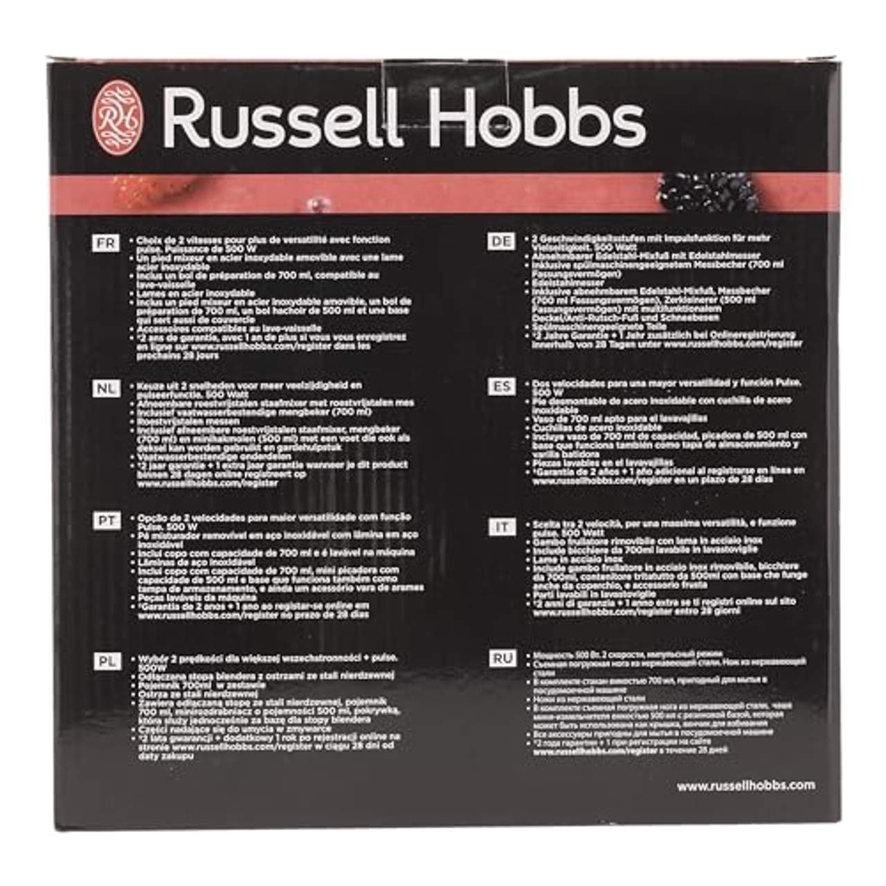 Russell Hobbs Stabmixer 3-in-1 Desire