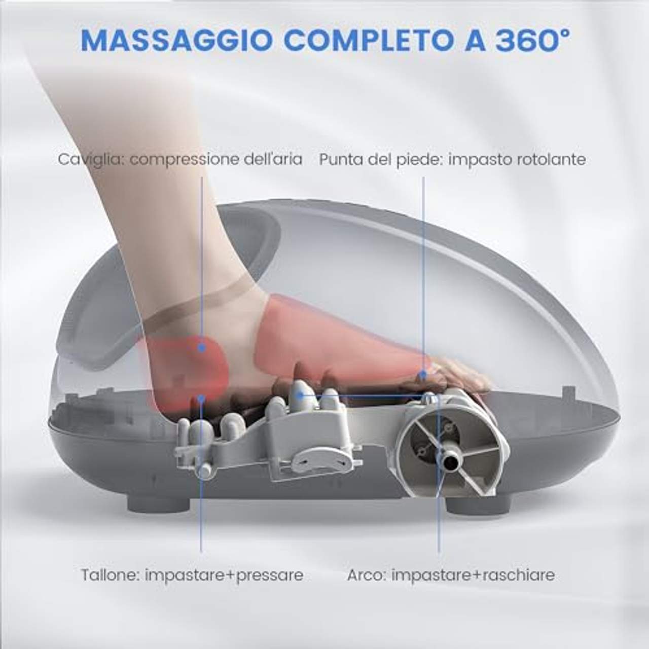 Breo Fußmassagegerät mit Wärmefunktion
