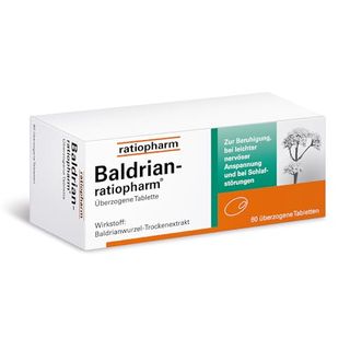 BALDRIAN-RATIOPHARM überzogene Tabletten 60 St Überzogene Tabletten 60 St Überzogene
