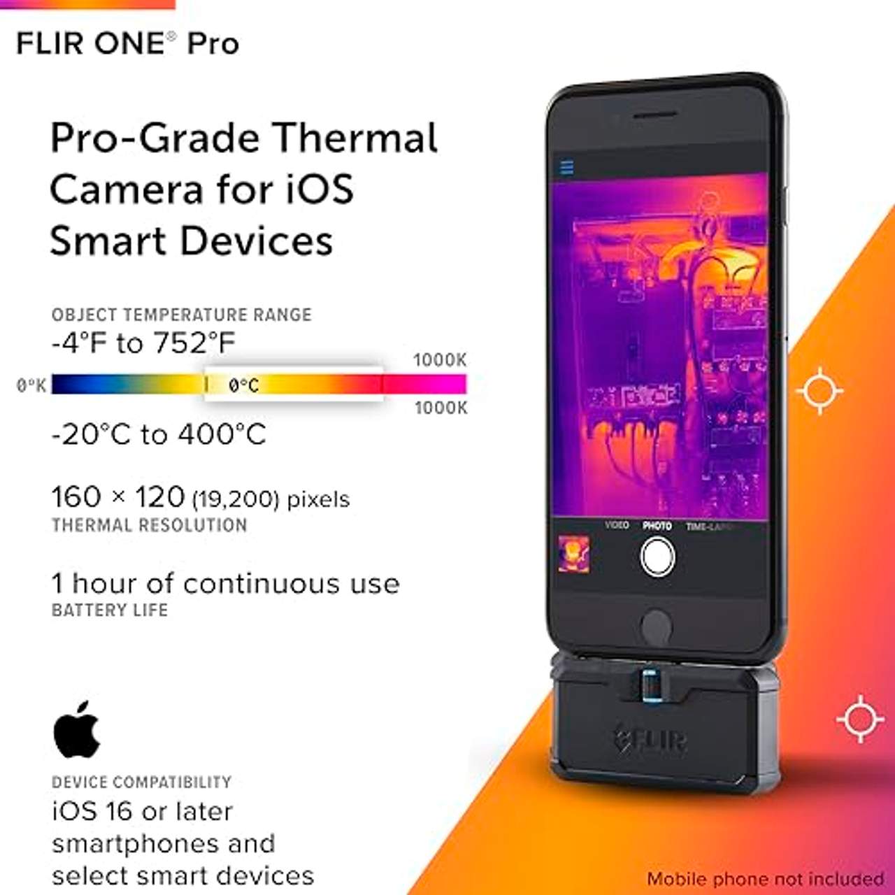 FLIR ONE PRO iOS ONE PRO Thermalbilderkamera