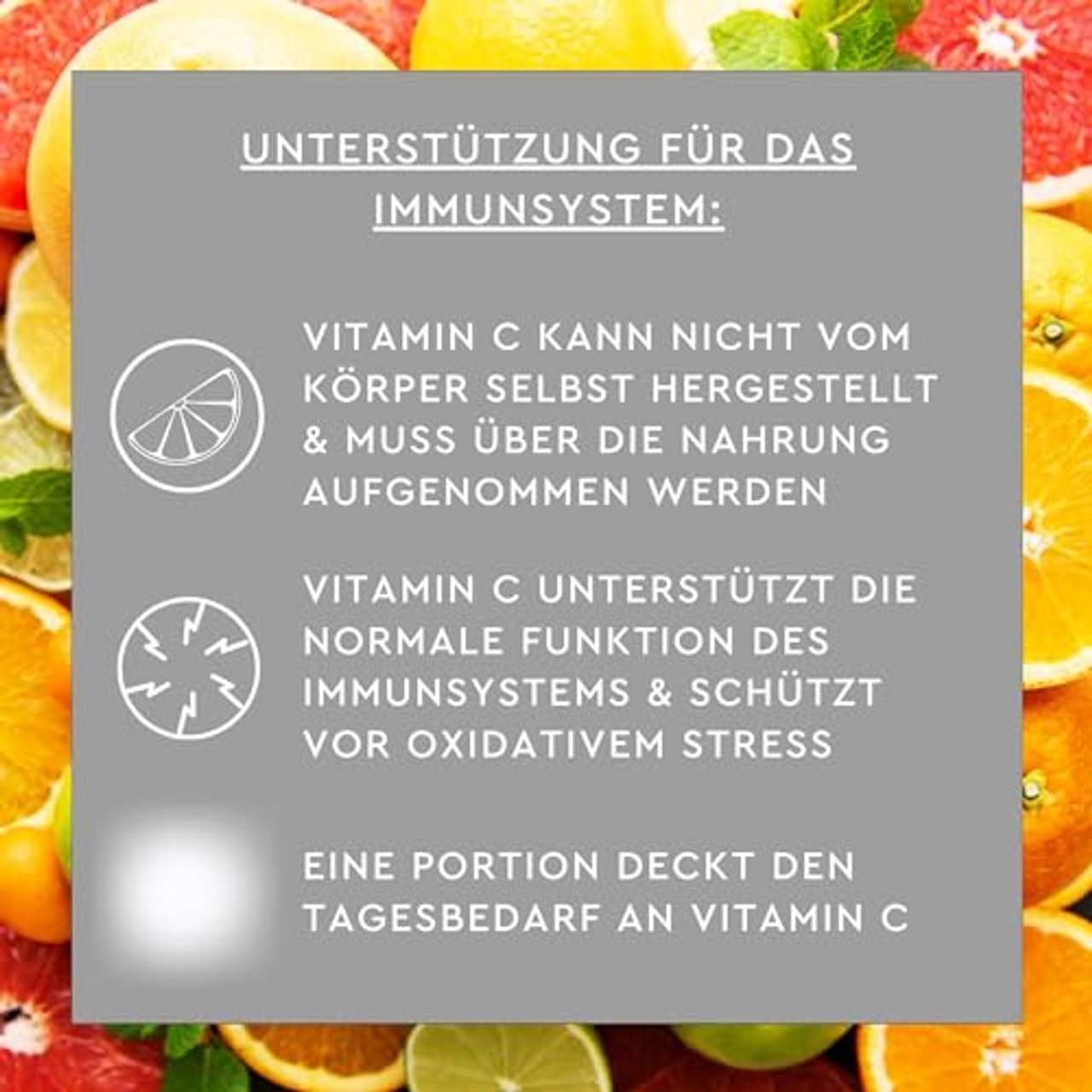 Sunlife Vitamin C Pulver: Vitamin C unterstützt das Immunsystem und schützt