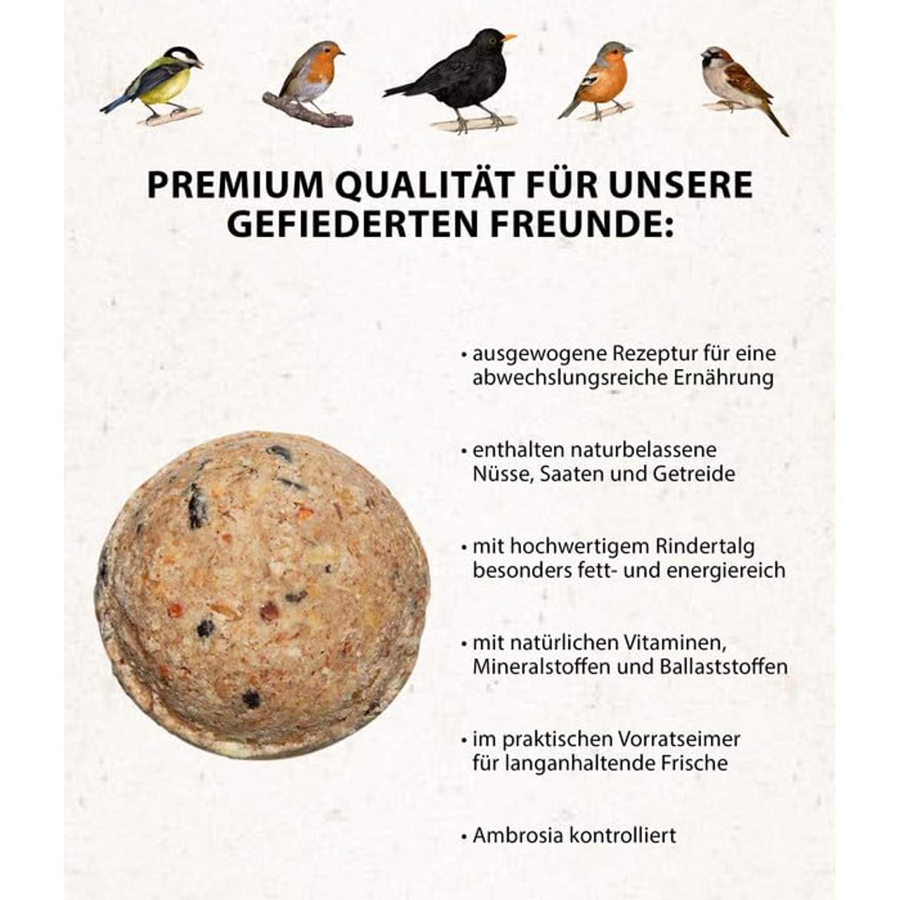 Dehner Natura Wildvogelfutter Meisenknödel