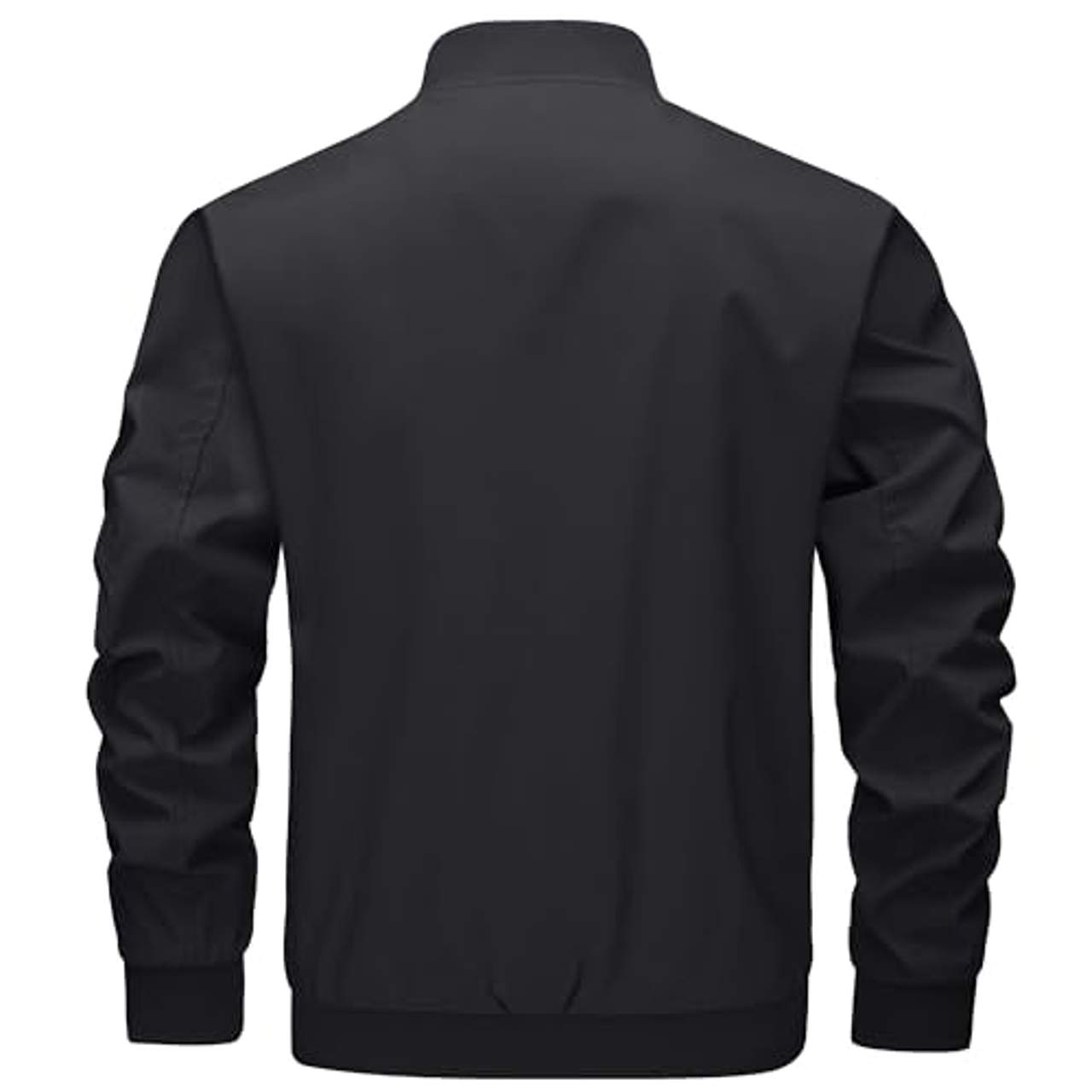 TACVASEN Herren College Jacke Pilotenjacke Bomber Jacket Sommerjacke