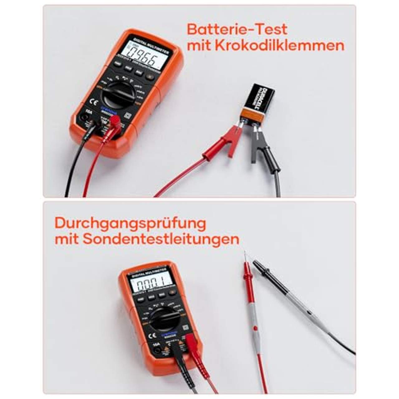 Crenova MS8233D Automatisch Digital Multimeter Tragbare Prüfvorrichtung