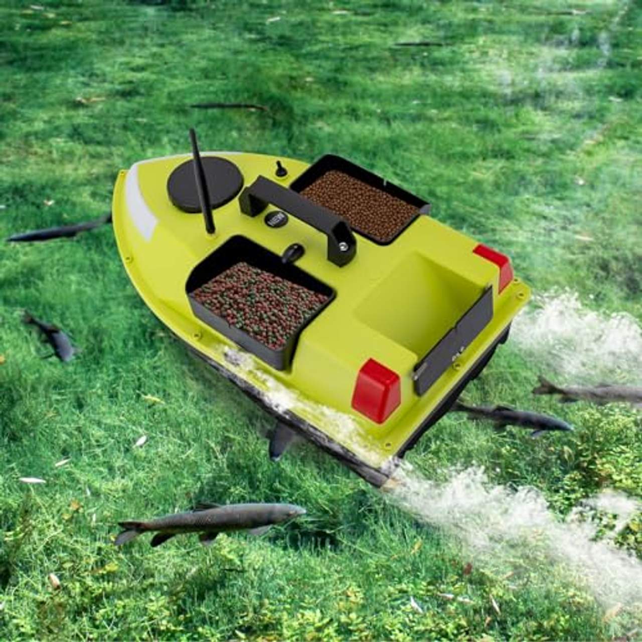HANGKAI Futterboot 600m Ferngesteuert