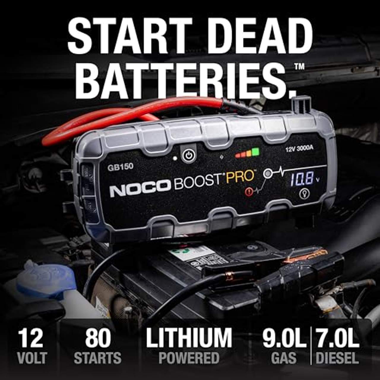 NOCO Boost Pro GB150 3000A 12V UltraSafe Starthilfe Powerbank