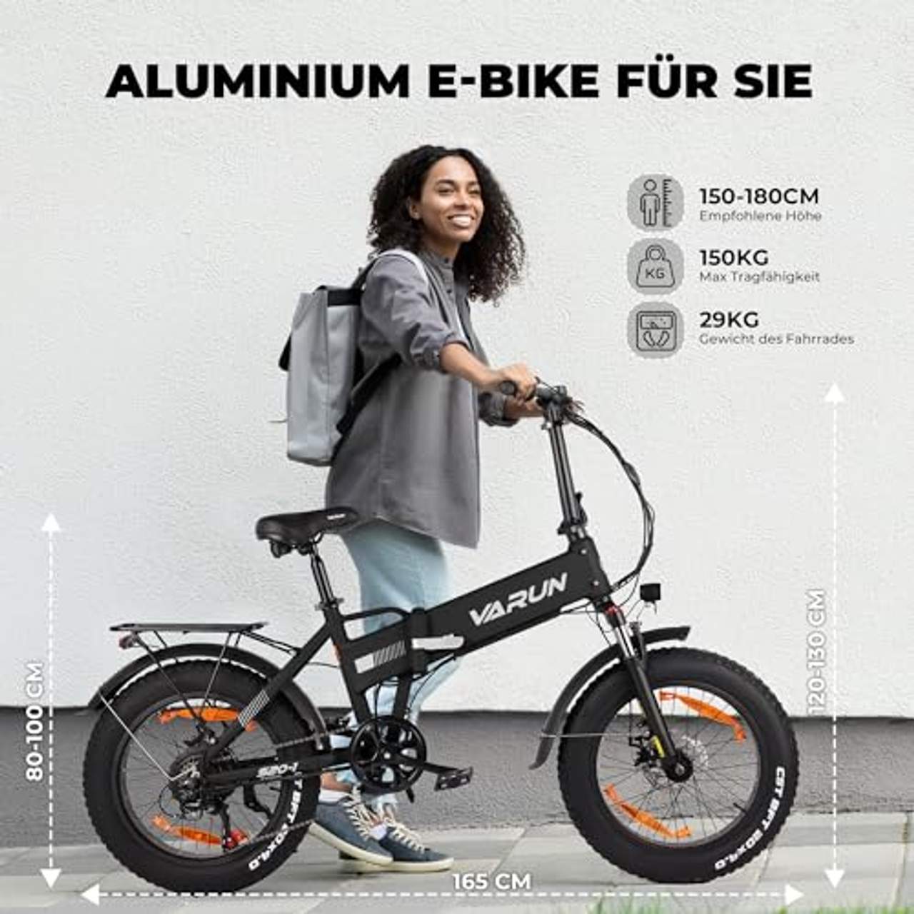 VARUN E-Bike Klapprad 20 Zoll