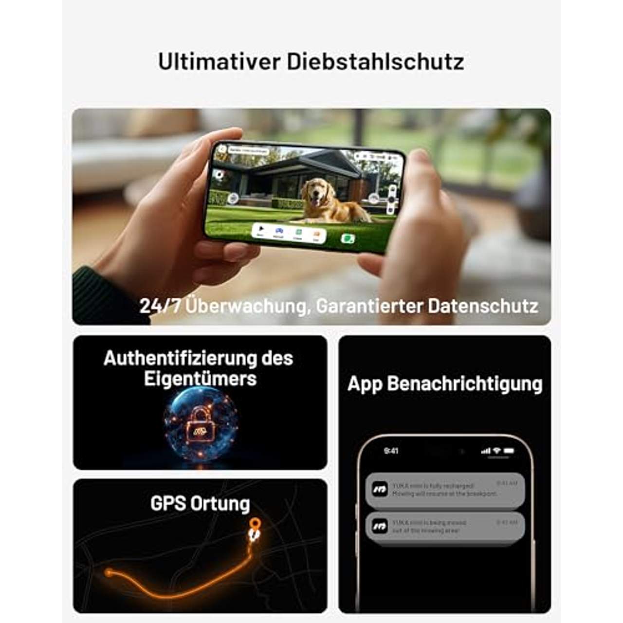 Mammotion Yuka Mini 500 Mähroboter ohne Begrenzungskabel