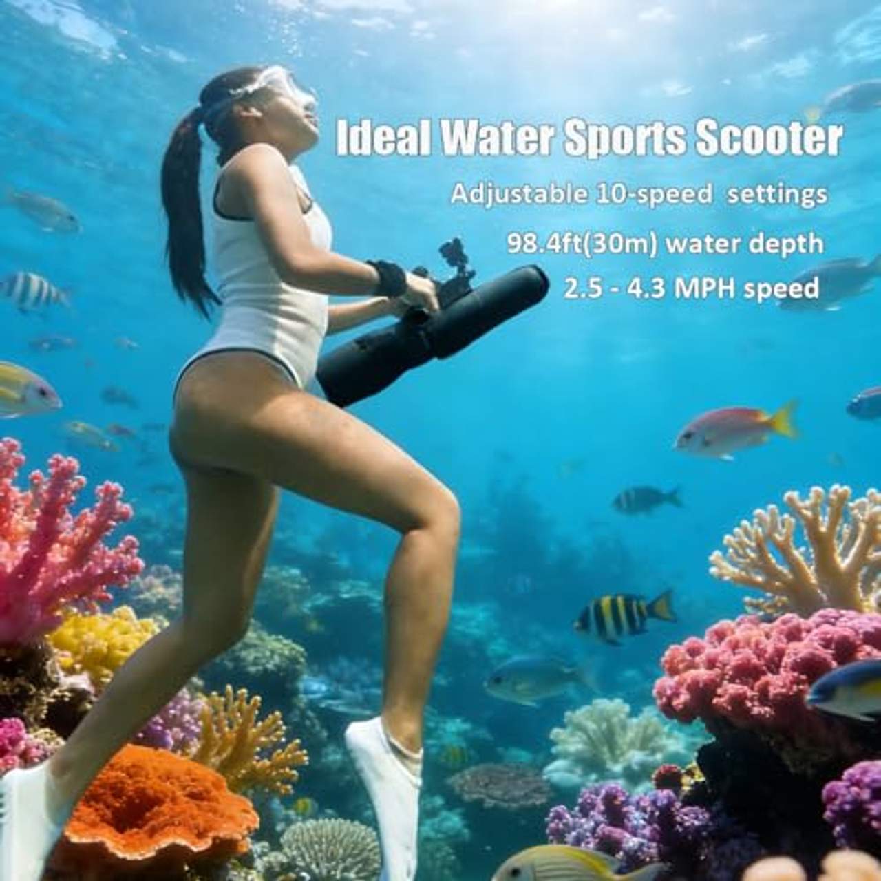 Camolech Elektrischer Wasser-Scooter für Erwachsene und Kinder