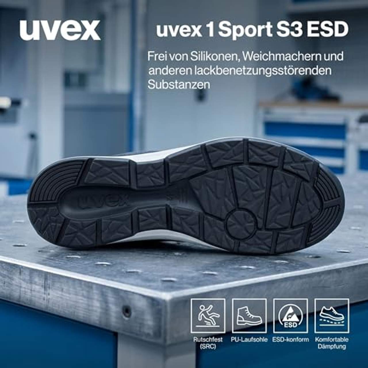 Uvex 1 Sport S3 ESD Sicherheitsschuhe