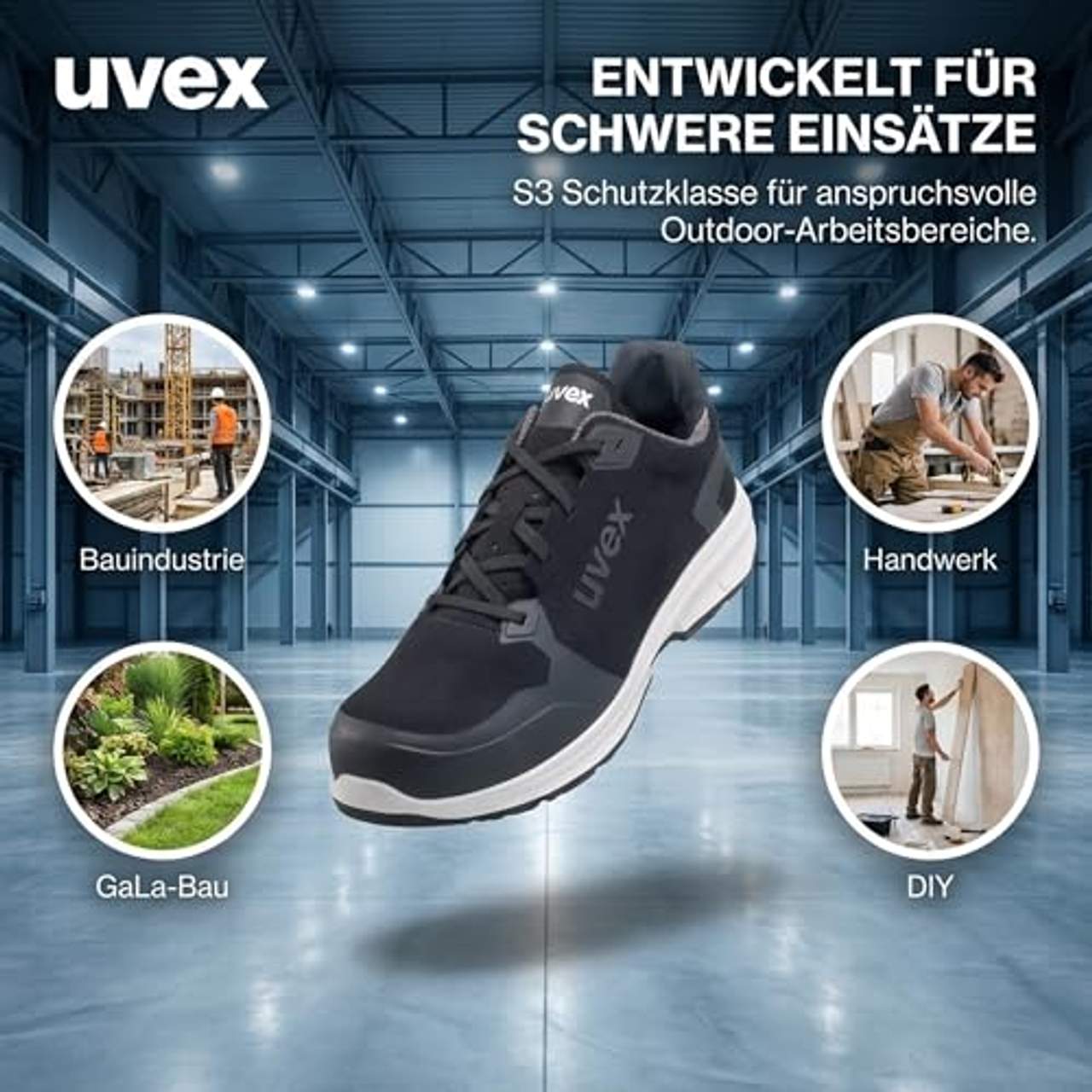 Uvex 1 Sport S3 ESD Sicherheitsschuhe