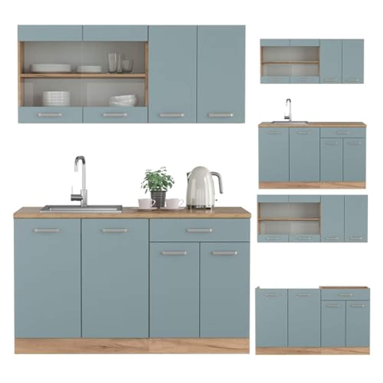 Vicco Singleküche R-Line Küchenzeile Single