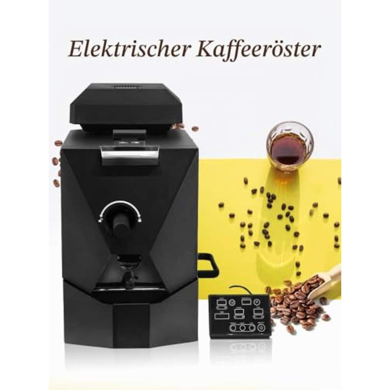 Kommerzieller Kaffeebohnenröster Kaffeeröster aus Edelstahl & Aluminium